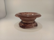 Davidson Amethyst Cloud Glass Bowl and Stand