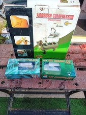 Airbrush compressor model AS186 with 2 air brush kits