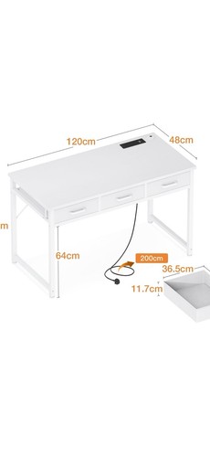 Coleshome computer desk with - coleshome,