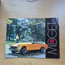 1969 MG MIDGET Sales Brochure