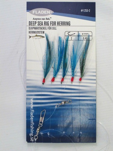 Blue white feather rigs - feather,