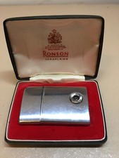 VINTAGE GAS LIGHTER ''COLIBRI'' SP.06 1980's.-JAPAN in ronson Varaflame box