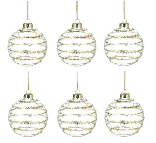 Glass bauble heaven sends - glass,