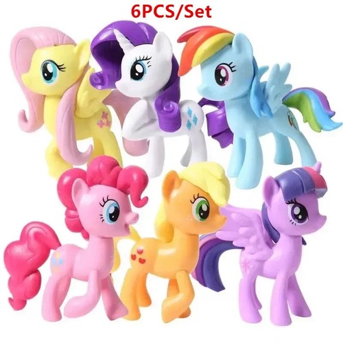 6pcs little pony action - my,