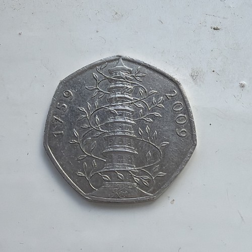 2009 genuine kew gardens 50p - gardens,