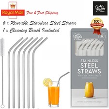 6x METAL Stainless STEEL