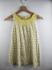 Cotton Yellow White Spotty