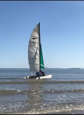 Dart 18 Catamaran Sailing Dinghy Sail Number 6500, Trailer And Launching Trolley