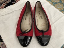 Womens French Sole Red Suede