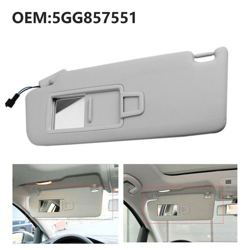 Left interior sun visor - left,