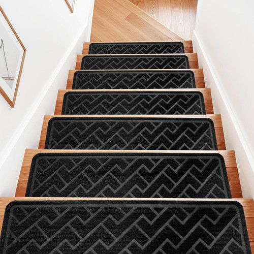 Carpet stair treads - stair, non