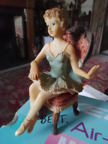 Resin ballerina figurine - resin,