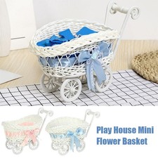 Wicker Baby Carriage for Baby