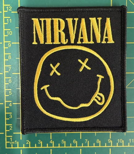 Nirvana smiley face woven - smiley,
