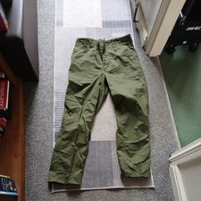 British Army Lightweight Service Trousers Olive Green Surplus Uniform Combat