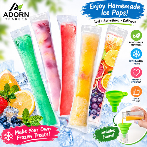 50x ice pop molds bag - ice,