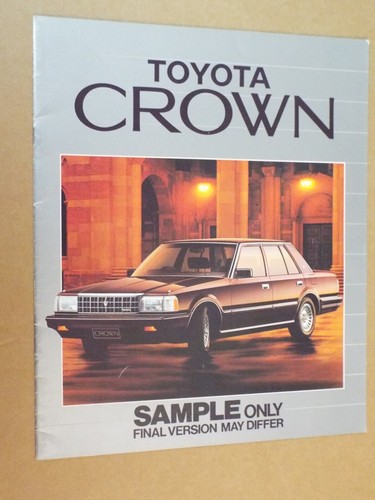 1983 toyota crown original - toyota,
