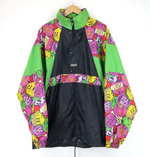 K-Way Vintage Windbreaker Jacket 90's Nylon Cagoule SZ XL (T5866)