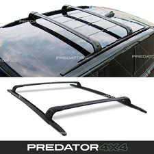 ROOF RACK RAILS SET BLACK CROSS BAR KIT FOR RANGE ROVER SPORT L320 2006-2013
