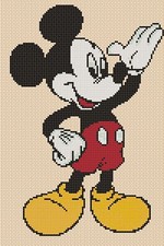 Cross Stitch Chart - Mickey