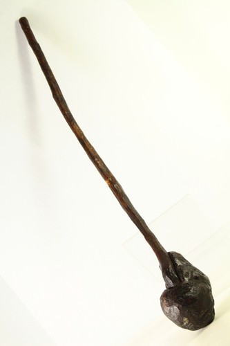 Rare 19th burl wood war - c.,