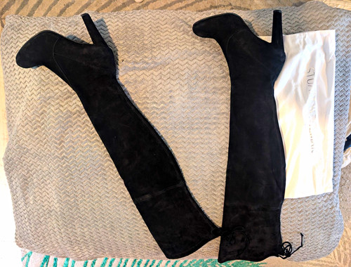 Stuart weitzman highland black - stuart,
