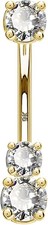 Oufer 9ct solid yellow gold - 9ct,