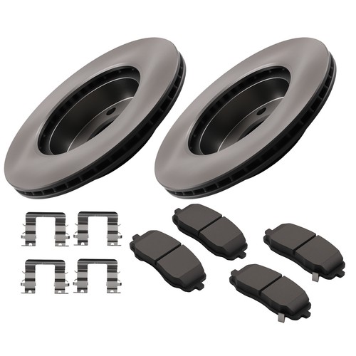 Front brake discs pads - front, +