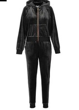 Miso Cropped Hoody Velour