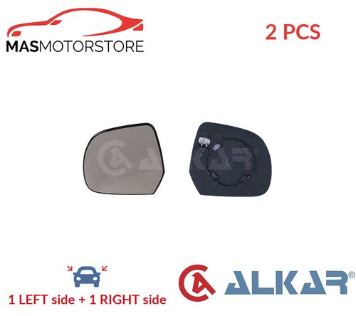Rear view mirror glass - rear, pair