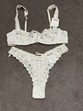 Aubade White Cream Embroidery