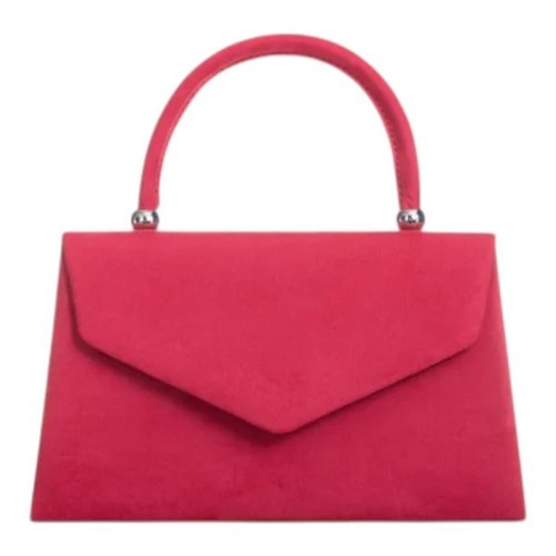 Women faux suede clutch - women,