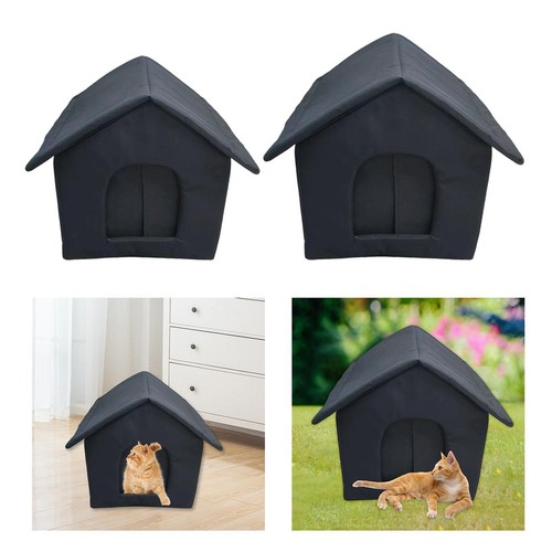 Portable cat house for stray - cat,