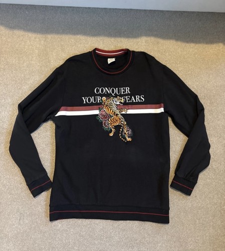 Vintage zara embroidered tiger - vintage,
