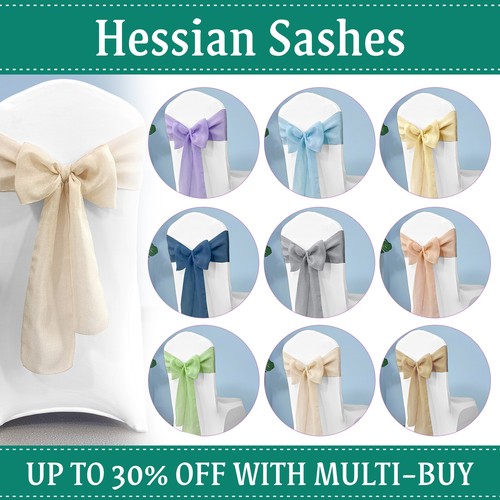 Hessian sashes chair sash - chair,