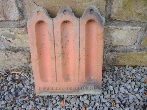 Antique elaborate brick edging - brick,
