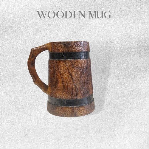 Handmade beer mug wooden - handmade,