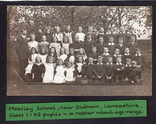 1908-14 RPC MOSSLEY SCHOOL NEAR OLDHAM - CLASS 1