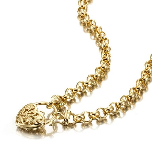 18ct heavy yellow gold plated - heavy,
