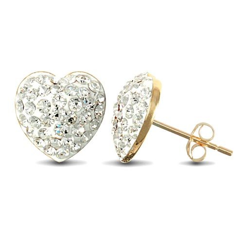 Stud earrings 9ct - stud, yellow