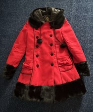 Hell Bunny Red Coat Size M