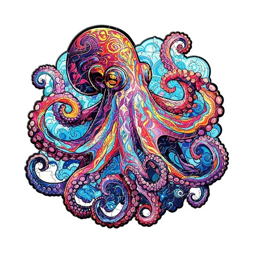 Octopus wooden puzzle for - octopus,