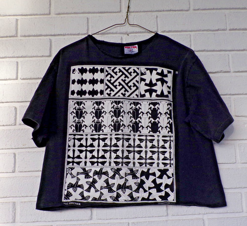 Vintage escher art shirt - mc,