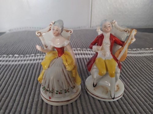 Antique lady man - lady, on