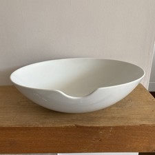 Jme Jamie Oliver White Serving Dish Salad Bowl Dip to Front Ceramic - 30 x 22cm