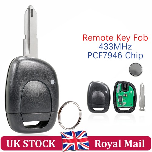 433mhz remote key fob - key, id46