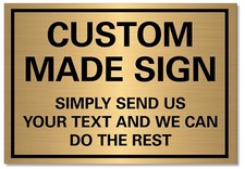 Metal Sign Custom Made