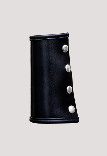 Men genuine leather black - genuine,