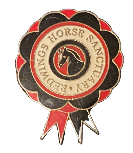Vintage enamel redwings horse - vintage,
