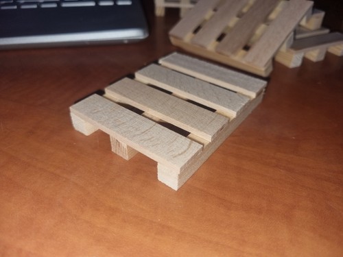 Wooden coaster mini - wooden,